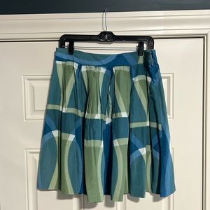 Pleated knee length Club Monaco Skirt